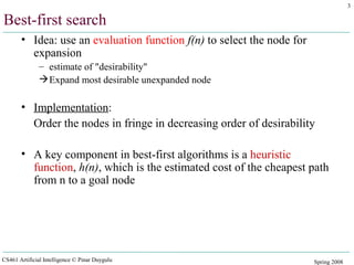 Informed Search Strategies in Artificial Intelligence: Best-First ...