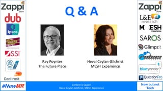 Context	is	Queen	
Heval	Ceylan-Gilchrist,	MESH	Experience	
New but not
Tech
	
	
Q	&	A	
Heval	Ceylan-Gilchrist	
MESH	Experi...