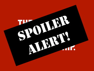 L E R
  THE SECRET TO
     P
CONTENTO ISTRATEGY
   S       R   !
             T .
     A L E
  IS LEADERSHIP
 