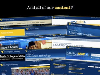 And all of our content?
 