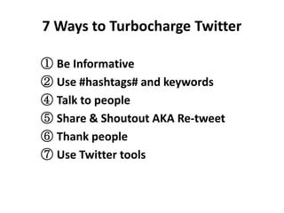 Why – Information/Insight, Marketing, Data Mining, Social Circles, Connections, and Spreading