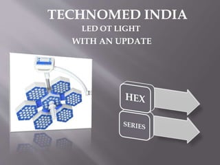 LED OT LIGHT
TECHNOMED INDIA
WITH AN UPDATE
 