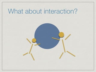 What about interaction?
 