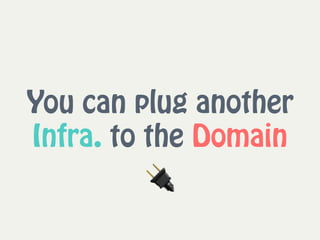 You can plug another
Infra. to the Domain
🔌
 