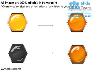 All images are 100% editable in Powerpoint
“Change color, size and orientation of any icon to your liking”




www.slideteam.net
 