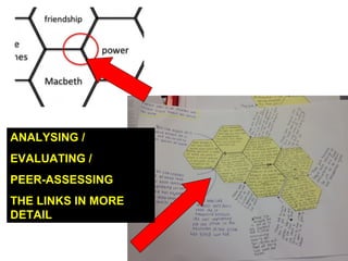 ANALYSING /
EVALUATING /
PEER-ASSESSING
THE LINKS IN MORE
DETAIL
 