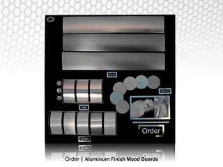 Order| Aluminum Finish Mood Boards 