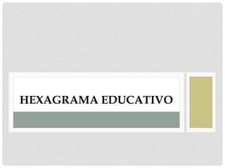 HEXAGRAMA EDUCATIVO
 