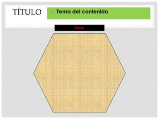 TÍTULO  Tema del contenido
Título
 
