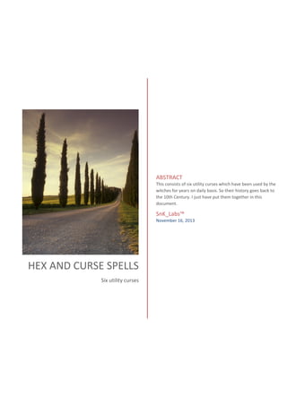 Hex and curses | PDF