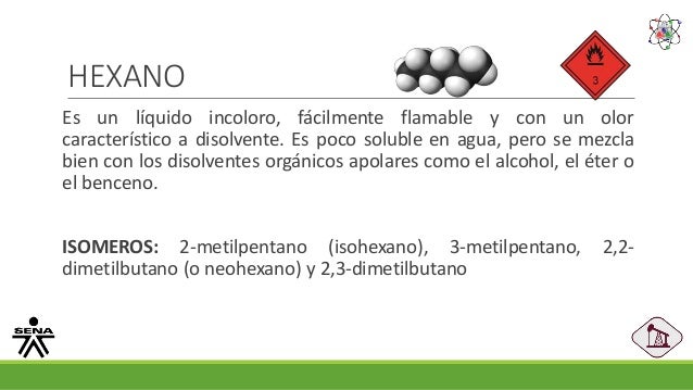 Hexano y Dioxido de Azufre - Riesgos Químicos