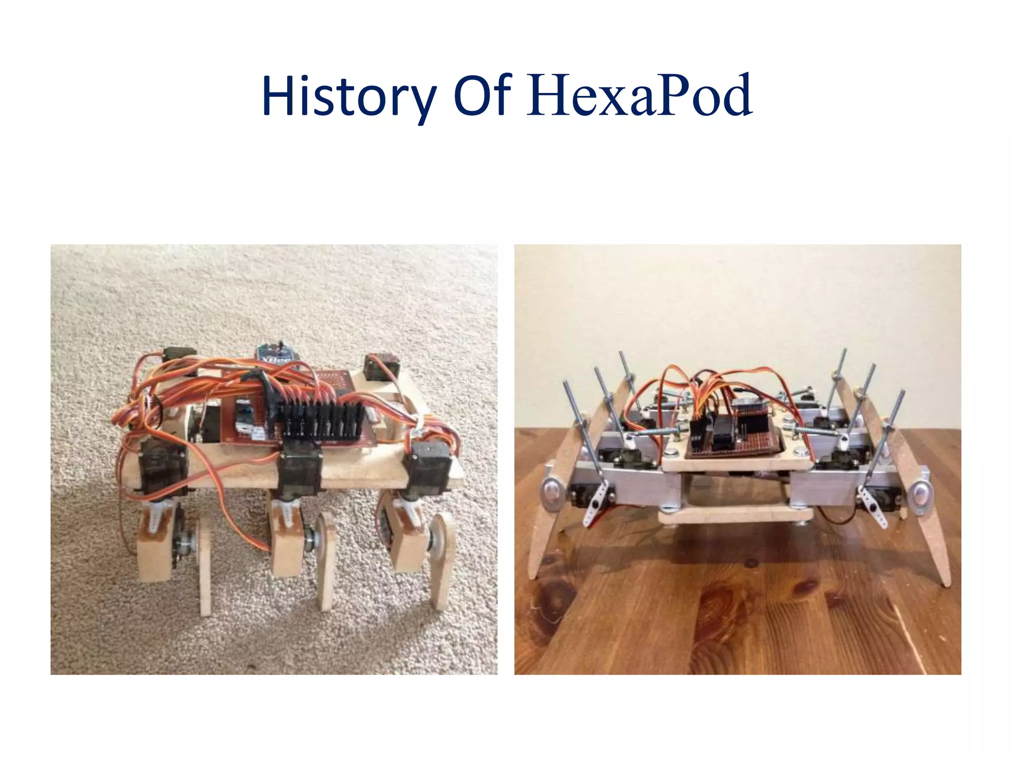 History Of HexaPod
 