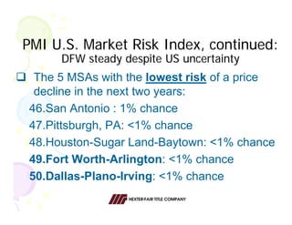 2009 Economic Forecast by Hexter Fair