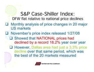 2009 Economic Forecast by Hexter Fair