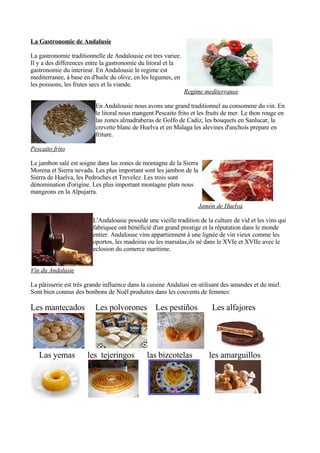 Le fouet, l'un des principaux apéritifs de la gastronomie espagnole