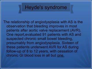 Heyde's syndrome | PPT