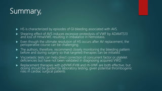 Heyde syndrome | PPTX