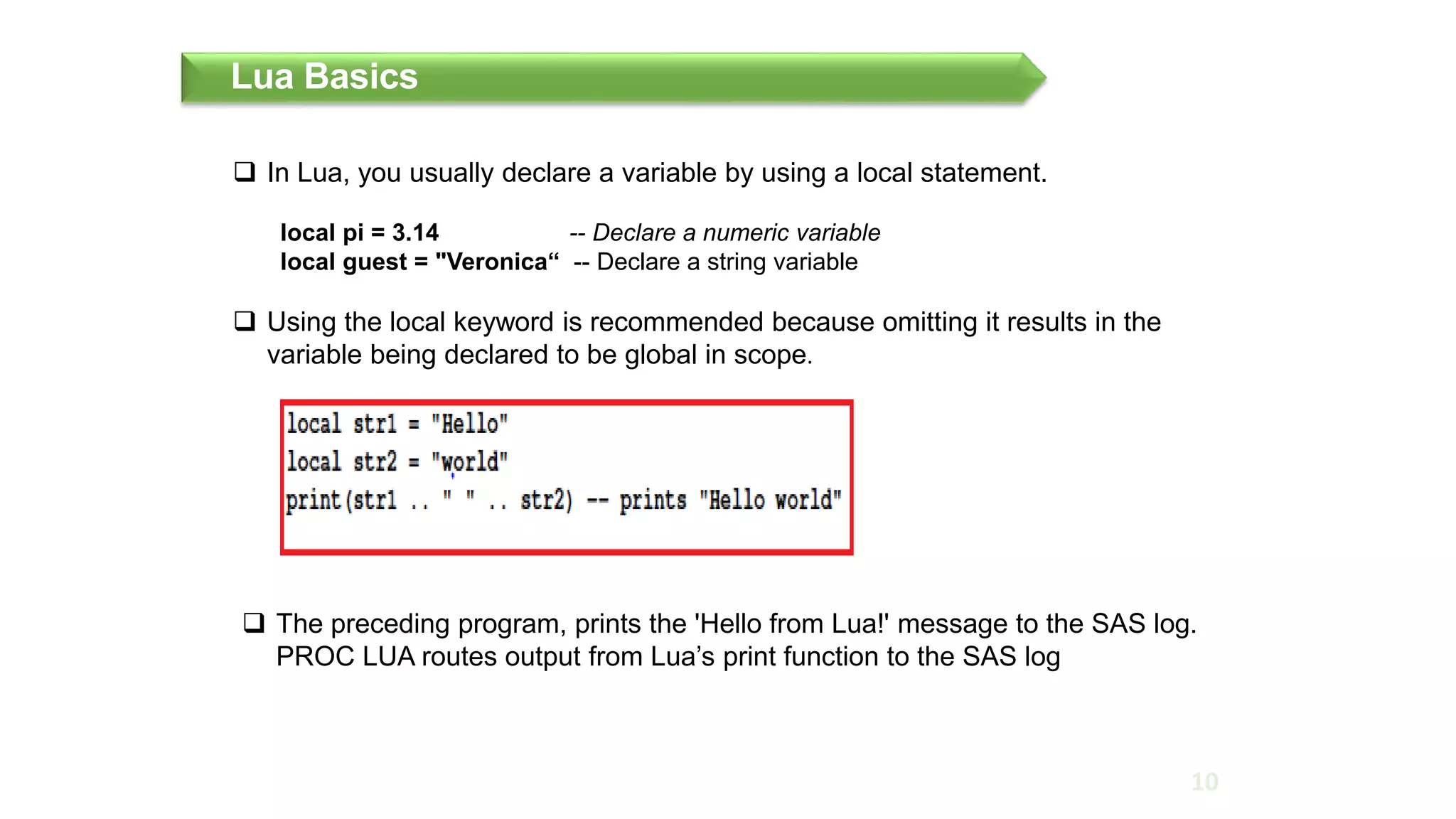 Hey do you know Proc Lua ?? | PPTX