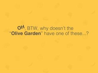 HEY Olive Garden! We are sorry... #PowerPoint #OliveGarden #Darden #StarboardValue