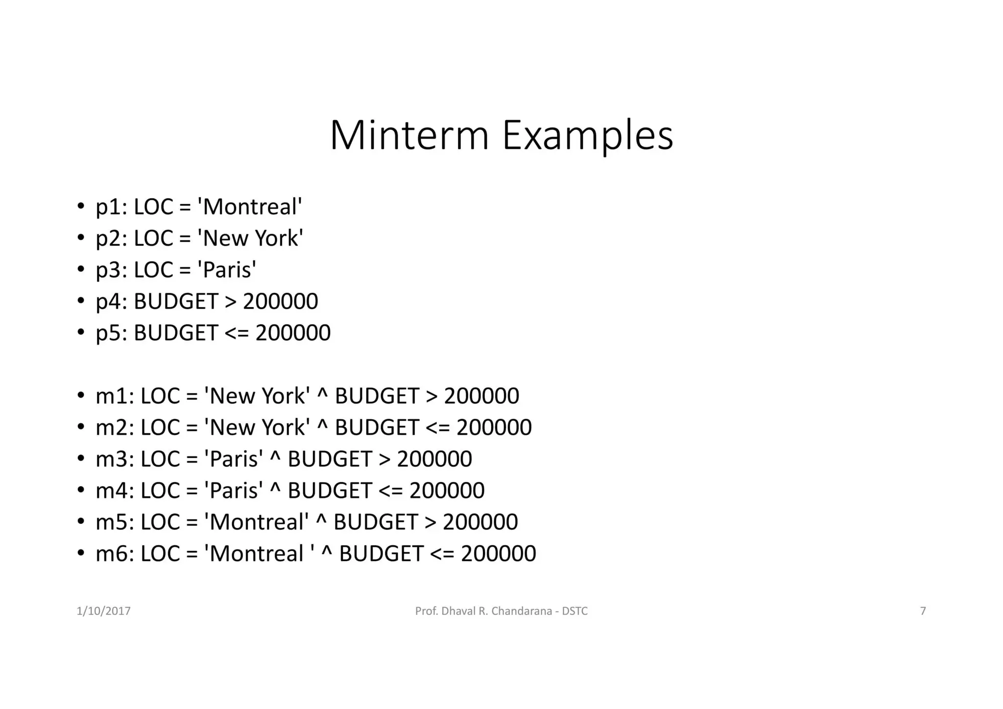 Distributed DBMS - Unit 4 - Data Distribution Alternatives: