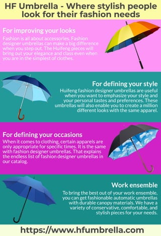 HF Umbrella - Where stylish people look for their fashion needs