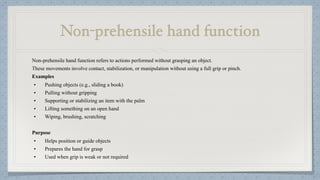 Hand Function in Occupational Therapy OT | PDF