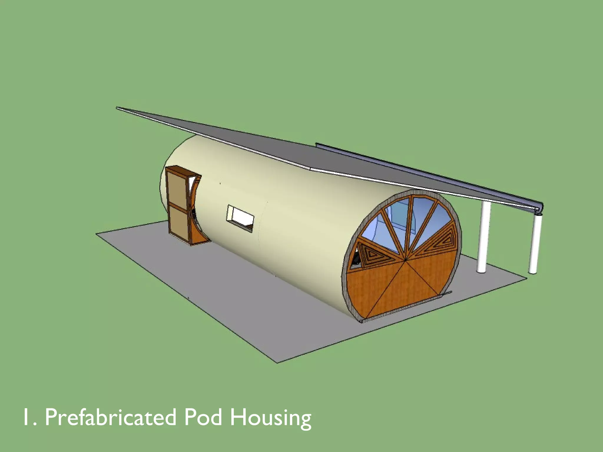 1. Prefabricated Pod Housing