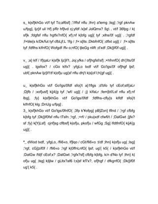 s_ k|sf]khGo vt/f tyf To;af6sf] ;'/Iffsf nflu ;lhn} a'lemg ;lsg] ;'rgf pknAw
u/fpg], ljz]if ul/ hf] pRr hf]lvd cj:yfdf /x]sf JolQmx? 5g , vt/f 36fpg / k|
sf]k ;fdgfsf nflu hgtfx?nfO{ xf};nf k|bfg ug]{ tyf ;xlhs/0f ug]{ . ;'rgfdf
;f+ble{s k/Dk/fut tyf cfbLjf;L 1fg / ;f+:s[lts ;DkbfnfO{ ;dflxt ug]{ / ;f+:s[lts
tyf ;fdflhs kIfnfO{ Wofgdf /flv o;nfO{ ljleGg nlIft ;d'xdf ;Dk|]if0f ug]{ .


v_ ;a} kIf / If]qaLr k|sf]k ljz]if1, Joj:yfks / of]hgfsf/sf] ;+hfnnfO{ dh'j'lts/0f
ug]{ . lgsfox? / cGo kIfx? :yfgLo txdf vt/f Go'lgs/0f of]hgf ljsf;
ubf{ pknAw ljz]if1tf k|of]u ug{sf nflu dhj't k|s[of l;h{gf ug]{ .


u_ k|sf]khGo vt/f Go'lgs/0fdf sfo{/t a}1flgs ;d'bfo tyf cEof;stf{aLr
;Djfb / ;xof]usf] k|j4{g tyf ;'wf/ ug]{ / ;j} kIfaLr ;fem]bf/Lsf nflu xf};nf
lbg],    ;fy}   k|sf]khGo   vt/f   Go'lgs/0fdf    ;fdflhs–cfly{s    kIfdf   sfo{/t
kIfnfO{ klg ;DnUg u/fpg] .
3_ k|sf]khGo vt/f Go'lgs/0fnfO{ ;3fp k'¥ofpg] pB]Zon] tflnd / ;'rgf cfbfg
k|bfg tyf ;Dk|]if0fsf nflu tTsfn ;'rgf, ;+rf/ / pku|xdf cfwfl/t / ;DalGwt ;]jfx?
sf ;fy} k[YjLsf] cjnf]sg cflbsf] k|of]u, pkof]u / wfGg ;Sg] IfdtfnfO{ k|j4{g
ug]{ .


ª_ dWod txdf, :yfgLo, /fli6«o, If]lqo / cGt/fli6«o :t/df ;lhn} k|of]u ug{ ;lsg]
;'rgf, cGj]zif0f / /fli6«o ;'rgf k|0ffnLnfO{ ljsf; ug'{ k5{ / k|sf]khGo vt/f
;DalGw /fd|f cEof;x? ;DalGwt ;'rgfx?sf] cfbfg k|bfg, k/n d'No tyf ;lhn} k|
of]u ug{ ;lsg] k|ljlw / gLltx?af6 l;s]sf kf7x?, of]hgf / dfkgnfO{ ;Dk|]if0f
ug'{ k5{ .
 