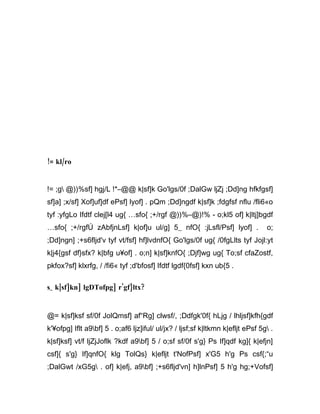 != kl/ro


!= ;g @))%sf] hgj/L !*–@@ k|sf]k Go'lgs/0f ;DalGw ljZj ;Dd]ng hfkfgsf]
sf]a] ;x/sf] Xof]uf]df ePsf] lyof] . pQm ;Dd]ngdf k|sf]k ;fdgfsf nflu /fli6«o
tyf :yfgLo Ifdtf clej[l4 ug{ …sfo{ ;+/rgf @))%–@)!% - o;kl5 of] k|ltj]bgdf
…sfo{ ;+/rgfÚ zAbfjnLsf] k|of]u ul/g] 5_ nfO{ :jLsfl/Psf] lyof] .                o;
;Dd]ngn] ;+s6fljd'v tyf vt/fsf] hf]lvdnfO{ Go'lgs/0f ug{ /0fgLlts tyf Jojl:yt
k|j4{gsf df}sfx? k|bfg u¥of] . o;n] k|sf]knfO{ ;Djf]wg ug{ To;sf cfaZostf,
pkfox?sf] klxrfg, / /fi6« tyf ;d'bfosf] Ifdtf lgdf{0fsf] kxn ub{5 .

s_ k|sf]kn] lgDTofpg] r'gf}ltx?


@= k|sf]ksf sf/0f JolQmsf] af“Rg] clwsf/, ;Ddfgk'0f{ hLjg / lhljsf]kfh{gdf
k'¥ofpg] Iflt a9bf] 5 . o;af6 ljz]iful/ ul/jx? / ljsf;sf k|ltkmn k|efljt ePsf 5g .
k|sf]ksf] vt/f ljZjJoflk ?kdf a9bf] 5 / o;sf sf/0f s'g} Ps If]qdf kg]{ k|efjn]
csf]{ s'g} If]qnfO{ klg TolQs} k|efljt t'NofPsf] x'G5 h'g Ps csf{;“u
;DalGwt /xG5g . of] k|efj, a9bf] ;+s6fljd'vn] h]lnPsf] 5 h'g hg;+Vofsf]
 