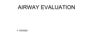 AIRWAY EVALUATION
• PATENT
 