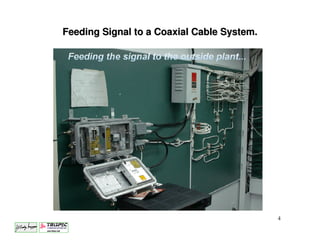 Feeding Signal to a Coaxial Cable System.




                                            4
 