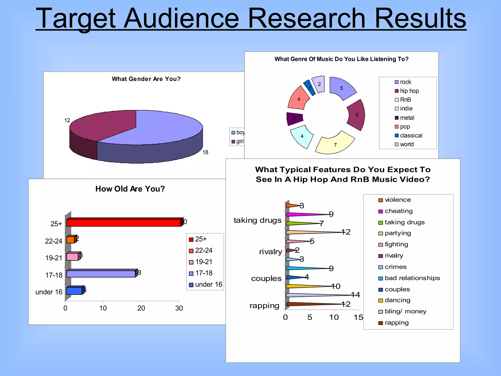 Target Audience Research Results 