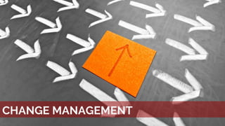 CHANGE MANAGEMENT
 