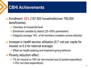 The Role of Health Insurance in UHC: Learning from Ghana and Ethiopia | PDF