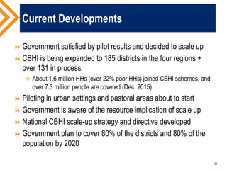 The Role of Health Insurance in UHC: Learning from Ghana and Ethiopia | PDF