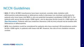 Comprehensive Overview of Iron Homeostasis Disorders and Management | PPTX