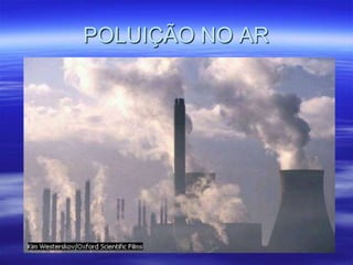 POLUIÇÃO NO AR
 