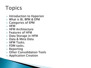 Hfm Process Map Hfm demo (1) | PPTX