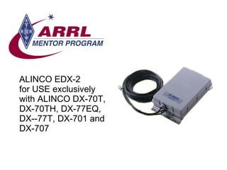 ALINCO EDX-2 for USE exclusively with ALINCO DX-70T, DX-70TH, DX-77EQ, DX--77T, DX-701 and DX-707 