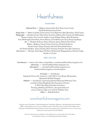 Heartfulness Magazine- January 2018 (Volume 3, Issue 1) | PDF