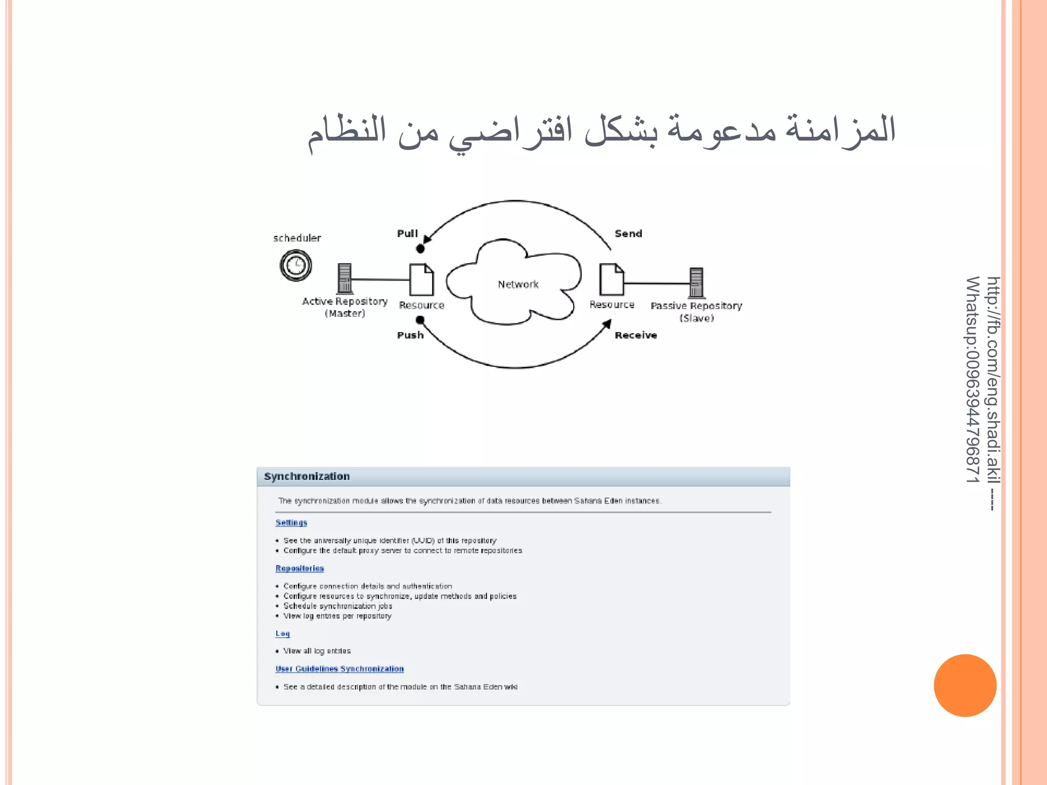 ‫--- ‪http://fb.com/eng.shadi.akil‬‬‫17869744936900:‪Whatsup‬‬

‫المزامنة مدعومة بشكل افتراضي من النظام‬

 