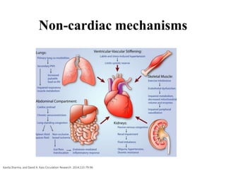 Non-cardiac mechanisms
Kavita Sharma, and David A. Kass Circulation Research. 2014;115:79-96
 