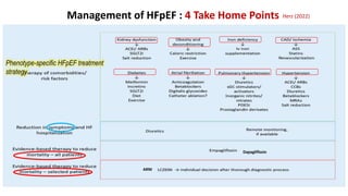 Management of HFpEF : 4 Take Home Points Herz (2022)
Dapagliflozin
ARNI
Phenotype-specific HFpEF treatment
strategy
 