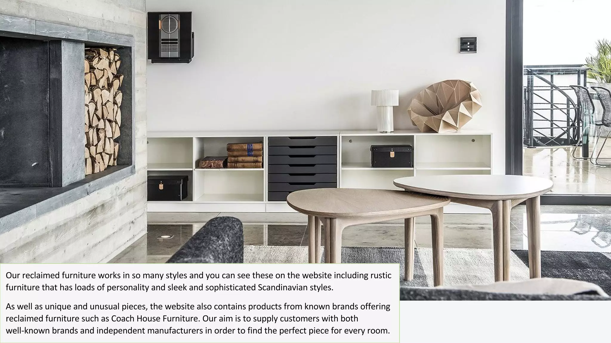   HFR Reclaimed Wooden Furniture