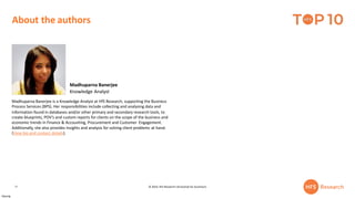 © 2019, HFS Research Ltd Excerpt for Accenture32
About the authors
Madhuparna Banerjee
Knowledge Analyst
Madhuparna Banerj...