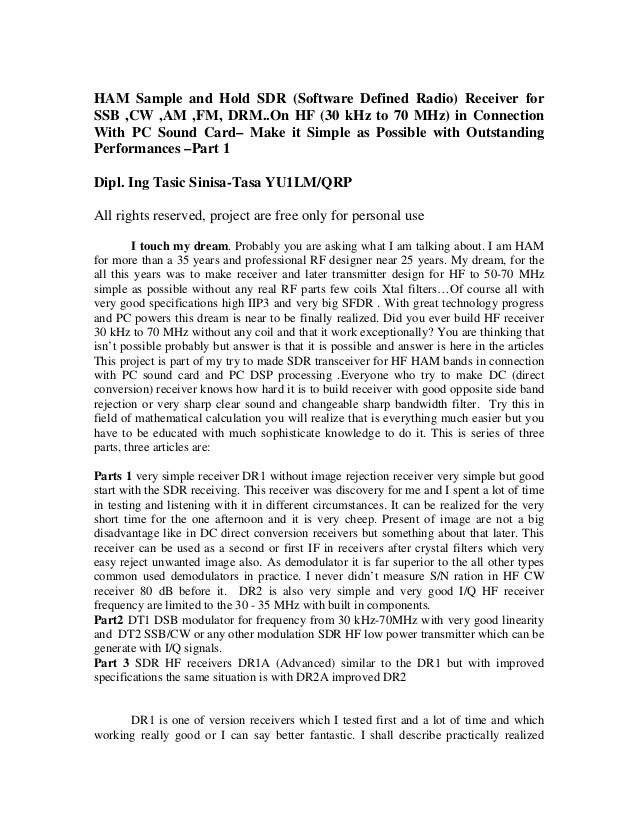 ciaoradio sdr ciaoradio sdr