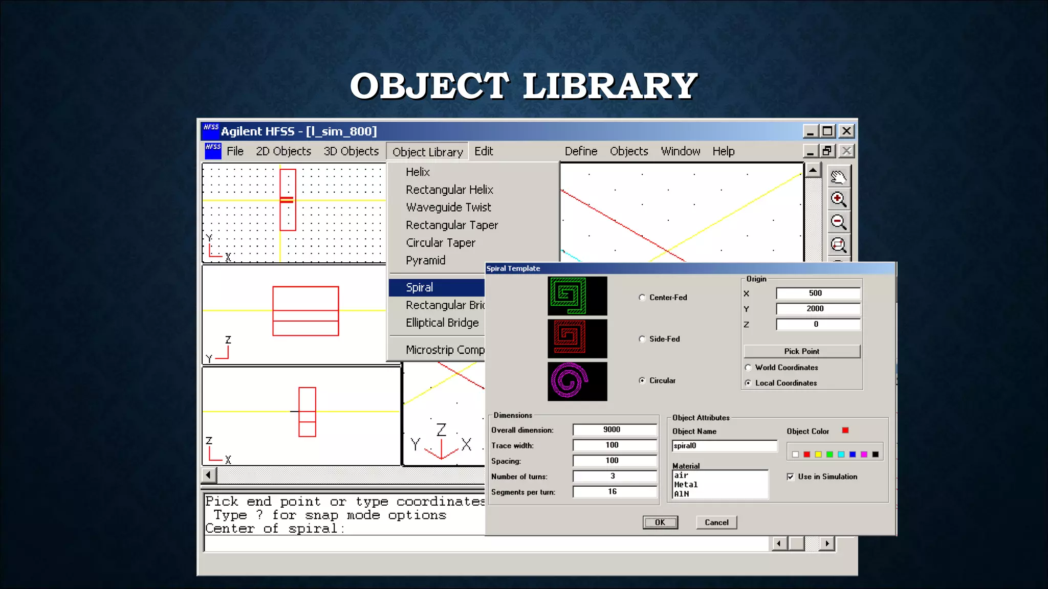 OBJECT LIBRARYOBJECT LIBRARY
 