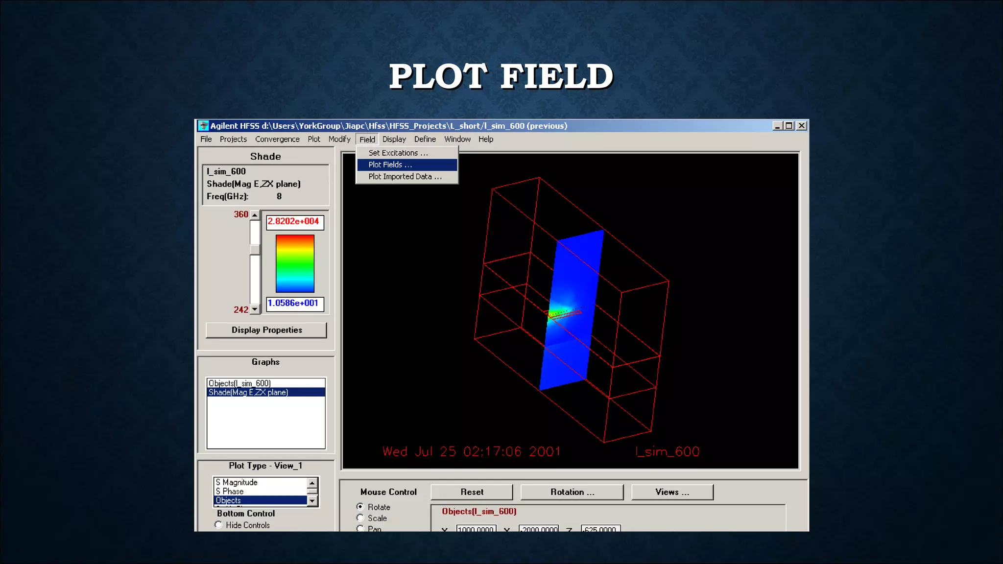 PLOT FIELDPLOT FIELD
 