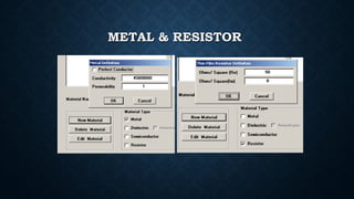 METAL & RESISTORMETAL & RESISTOR
 