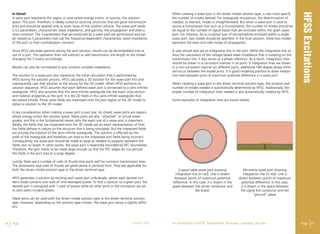 46 Page ANSYS, INC Page 47An Introduction to HFSS: Fundamental Principles, Concepts, and Use
In Detail
A wave port represents the region or area where energy enters, or sources, the solution
space. This port, therefore, is ideally suited to sourcing structures that are good transmission
lines and should be applied only at outer faces of the solution volume. The wave port yields
S,Y,Z parameters, characteristic wave impedance, and gamma, the propagation and attenu-
ation constant. The S-parameters that are produced by a wave port are generalized and can
be viewed as S-parameters that use the frequency-dependent characteristic wave impedance
of the port as their normalization constant.
Since HFSS calculates gamma during the port solution, results can be de-embedded into or
out of a port. This operation then will subtract or add transmission line length to the model
changing the S-matrix accordingly.
Results can also be normalized to any constant complex impedance.
The solution to a wave port also represents the initial calculation that is performed by
HFSS during the solution process. HFSS calculates a 2D solution for the wave port first and
subsequently uses that solution as the source for the 3D model. When HFSS performs its
solution sequence, HFSS assumes that each defined wave port is connected to a semi-infinite
waveguide. HFSS also assumes that this semi-infinite waveguide has the exact cross-section
and material properties as the port. It is the 2D fields in this semi-infinite waveguide that
are solved initially. Those same fields are impressed onto the port region of the 3D model to
obtain a solution to the 3D model.
A key consideration when making a wave port is port size. As stated, wave ports are regions
where energy enters the solution space. Wave ports are also “attached” to virtual wave-
guides, and this is the fundamental reason why the exact size of a wave port is important.
Ideally, the fields that are impressed onto the 3D model are an exact representation of how
the fields behave in nature on the structure that is being simulated. But the impressed fields
are actually the solution of the semi-infinite waveguide. This solution is affected by the
walls of the waveguide and therefore can lead to the impressed port fields being incorrect.
Consequently, the wave port should be made as large as needed to properly represent the
fields, but no larger. In other words, the wave port is essentially bounded by PEC boundaries.
Therefore, the port needs to be made large enough so that the PEC edges do not perturb
the fields in the port area to a large degree.
Luckily, there are a number of rules of thumb that work well for common transmission lines.
The dimensions and rules of thumb are given above in pictorial form. They are applicable for
both the driven modal solution type or the driven terminal type.
HFSS generates a solution by exciting each wave port individually, where each desired inci-
dent mode contains one watt of time-averaged power. To find a solution to a given port, the
desired port is energized with 1 watt of power while all other ports in the simulation are set
to zero watts incident power.
Wave ports can be used with the driven modal solution type or the driven terminal solution
type. However, depending on the solution type chosen, the wave port setup is slightly differ-
ent.
When creating a wave port in the driven modal solution type, a user must specify
the number of modes desired. For waveguide simulations, the determination of
needed, or wanted, modes is straightforward. But when a wave port is used to
source a transmission line such as a microstripline, the number of modes should be
set equal to the number of signal traces that are enclosed within the given wave
port. For instance, for a co-planar pair of microstriplines enclosed within a single
wave port, two modes should be specified. In the final solution, these two modes
represent the even and odd modes of propagation.
A user should also set an integration line in the port. While the integration line al-
lows the calculation of the voltage-based wave impedance that is traveling on the
transmission line, it also serves as a phase reference. As a result, integration lines
should be drawn in a consistent manner in all ports. If integration lines are drawn
in a non-consistent manner on different ports, additional 180-degree phase shifts
will occur between the model ports. It is good modeling practice to draw integra-
tion lines between pints of maximum potential difference in a wave port.
When creating a wave port in the driven terminal solution type, the location and
number of modes needed is automatically determined by HFSS. Additionally, the
proper number of integration lines needed is also automatically created by HFSS.
Some examples of integration lines are shown below.
Coaxial cable wave port showing
integration line (in red). Line is drawn
between points of maximum potential
difference. In this case, it is drawn in the
space between the center conductor and
the shield.
Microstrip wave port showing
integration line (in red). Line is
drawn between points of maximum
potential difference. In this case,
it is drawn in the space between
the signal line conductor and the
“ground” plane.
 